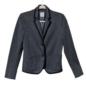 Gap Academy Blazer heather grey academia collegiate uniform preppy 2